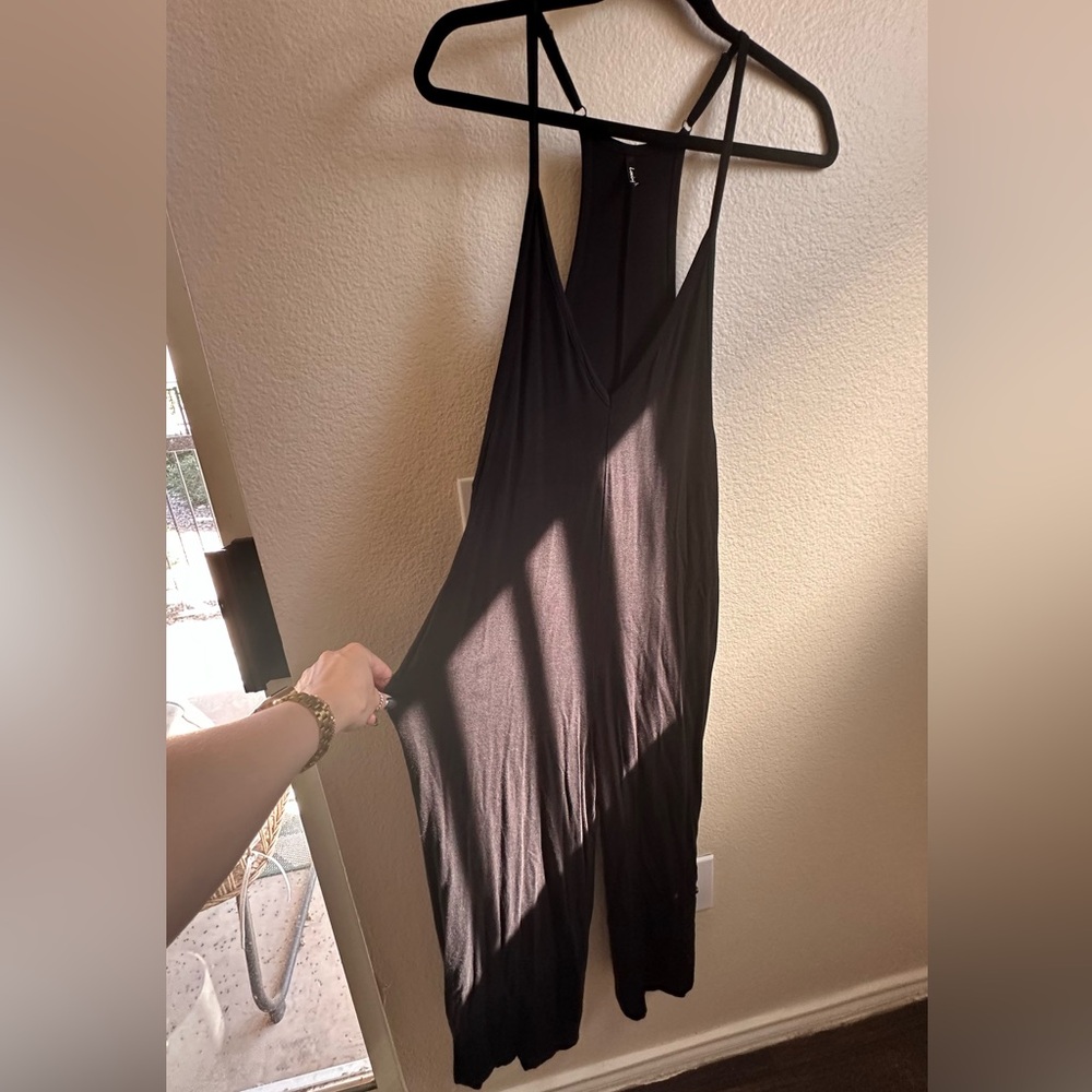 Black stretchy jumpsuit